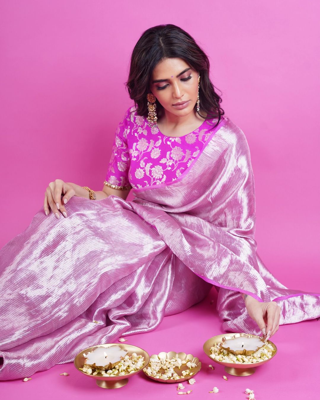 Karishma Tanna Saree