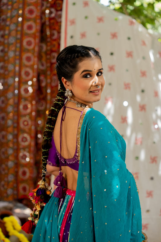 Bandhani Lehenga Set