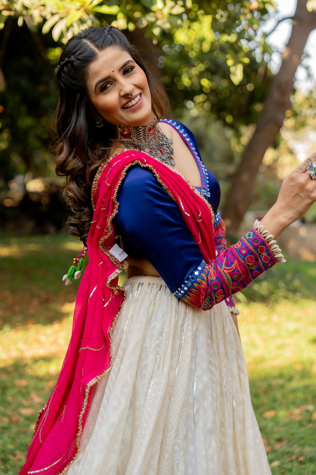 Komal Blue Blouse