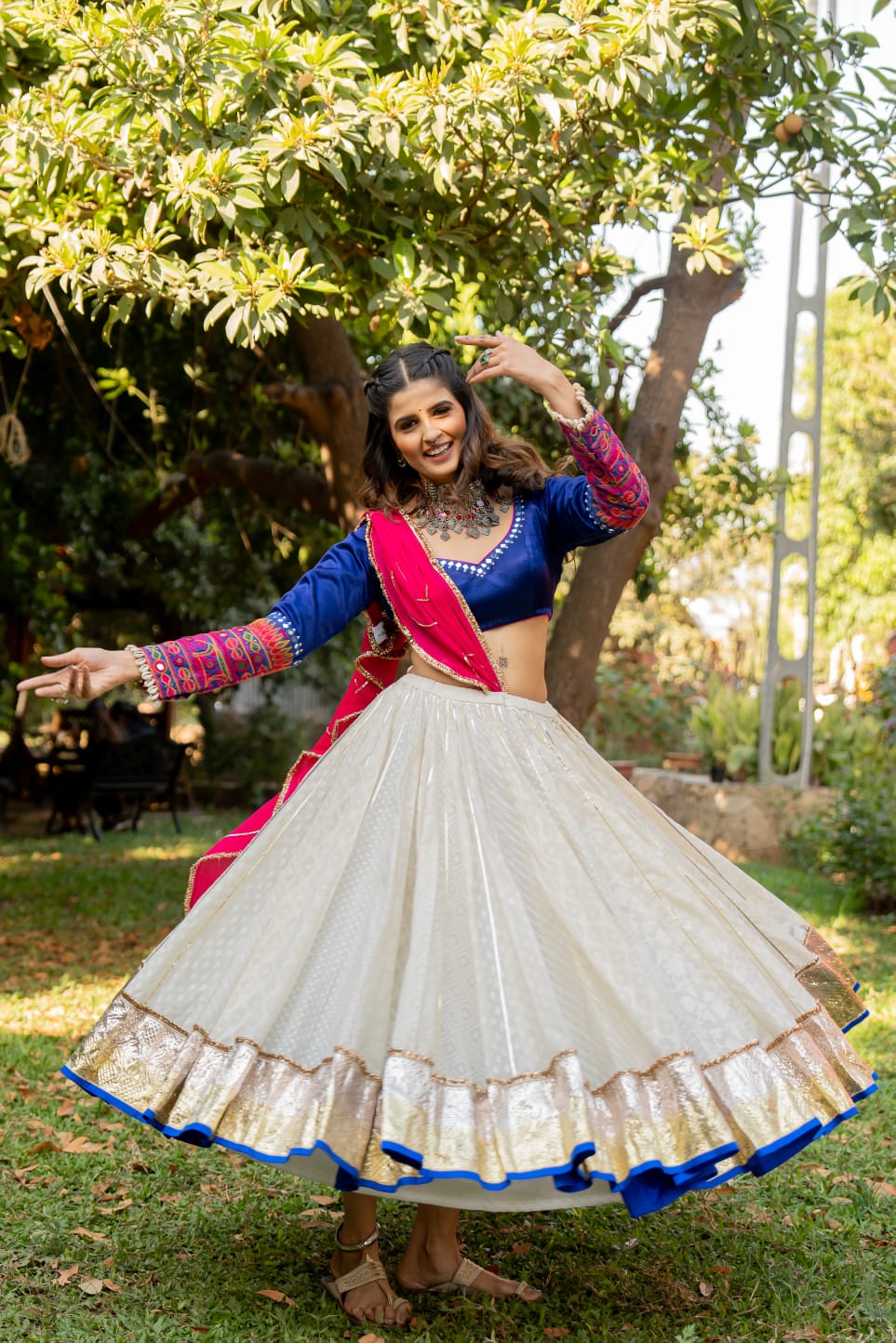 Komal Blue Blouse