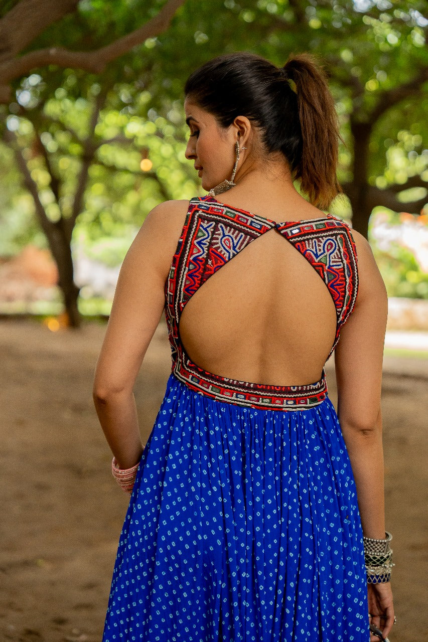 Blue Boho Kurta
