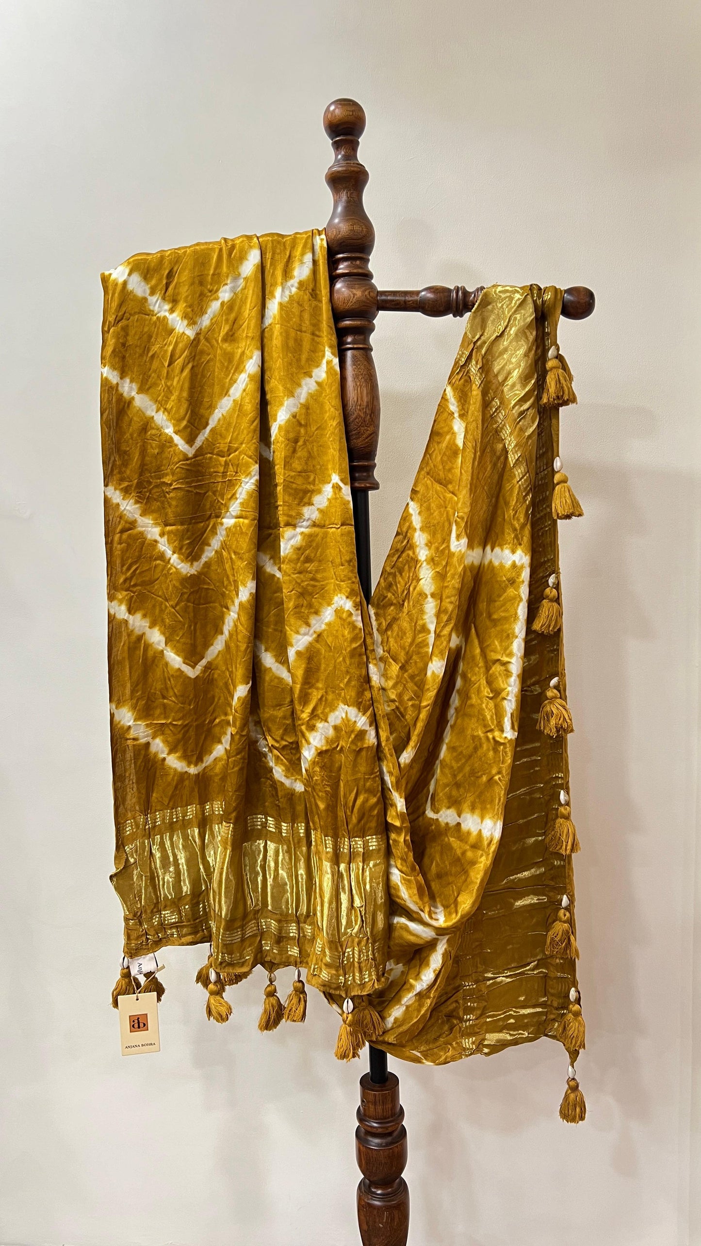 Mustard Leheriya Dupatta