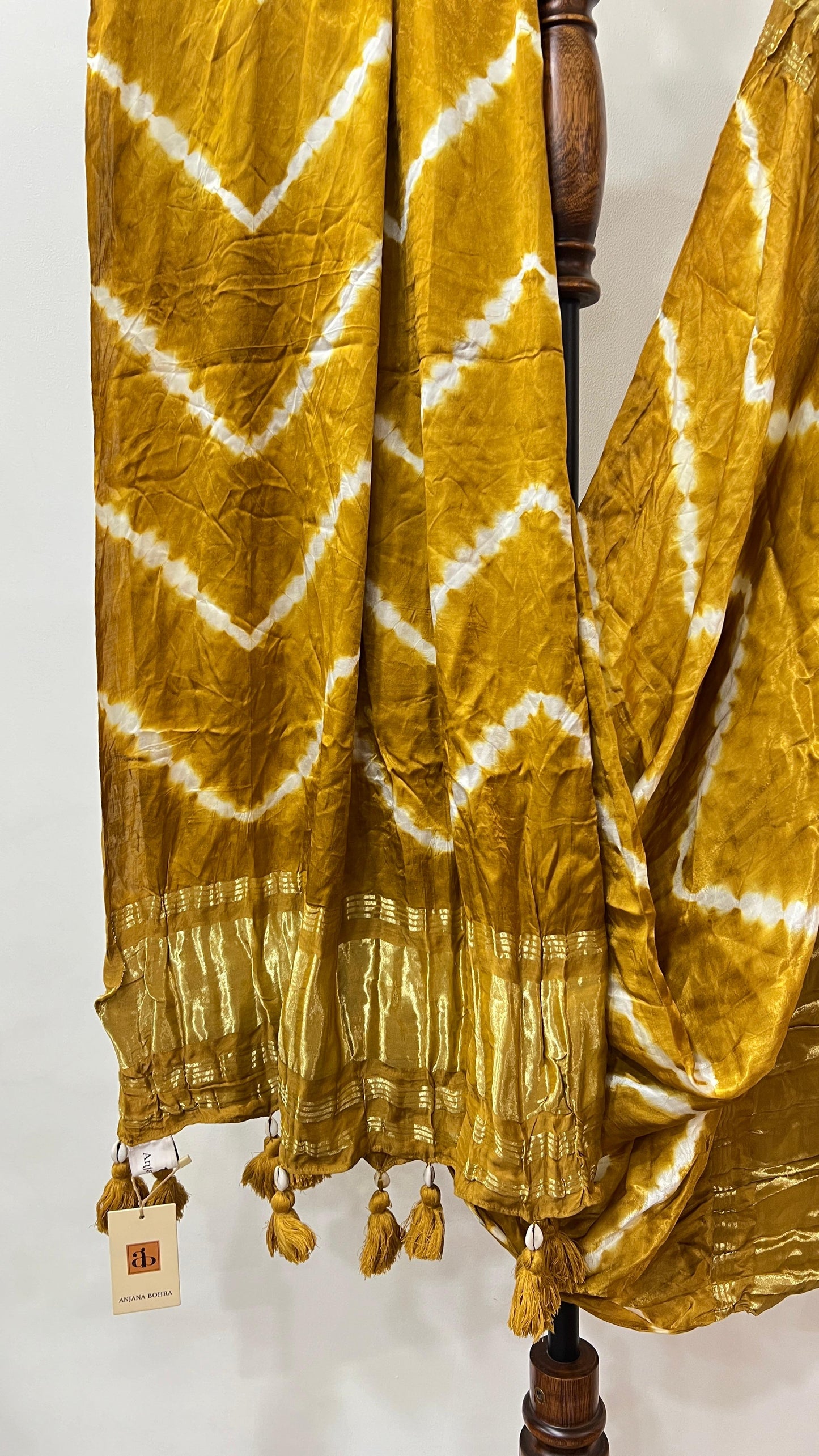Mustard Leheriya Dupatta