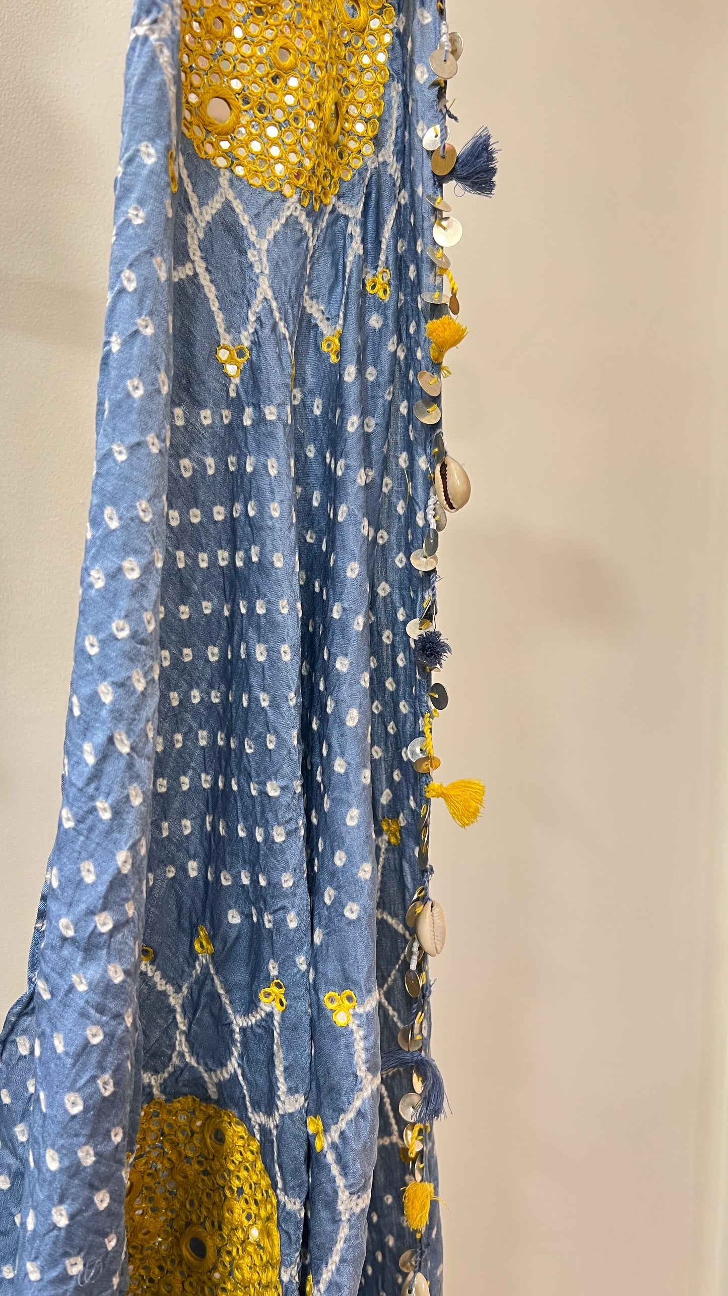 Sea Blue Suraj Mukhi Dupatta