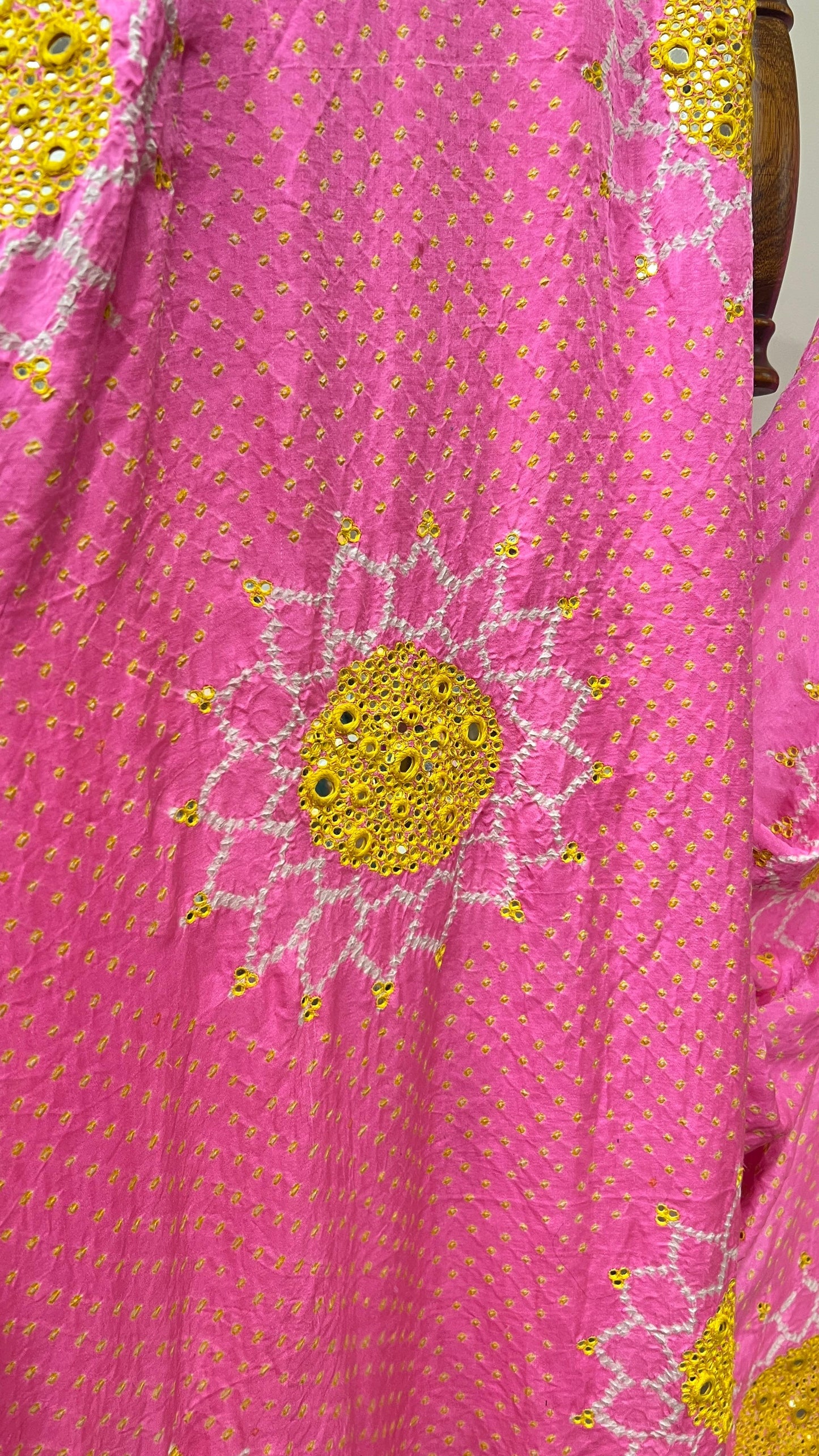 Pink Suraj Mukhi Dupatta