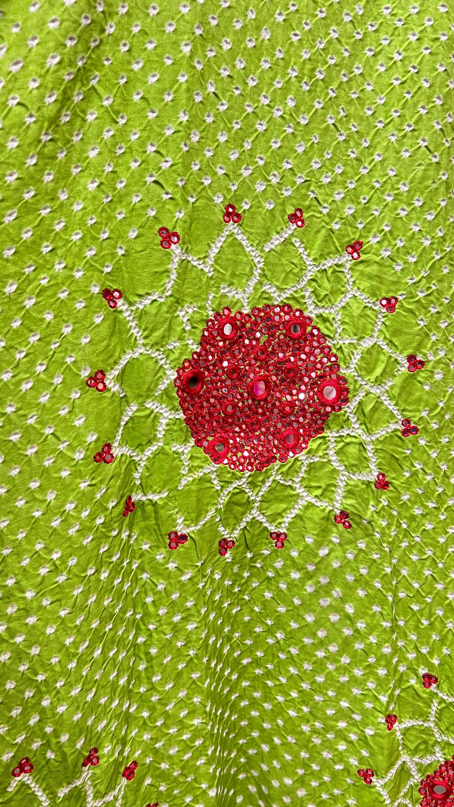 Pear Green Suraj Mukhi Dupatta