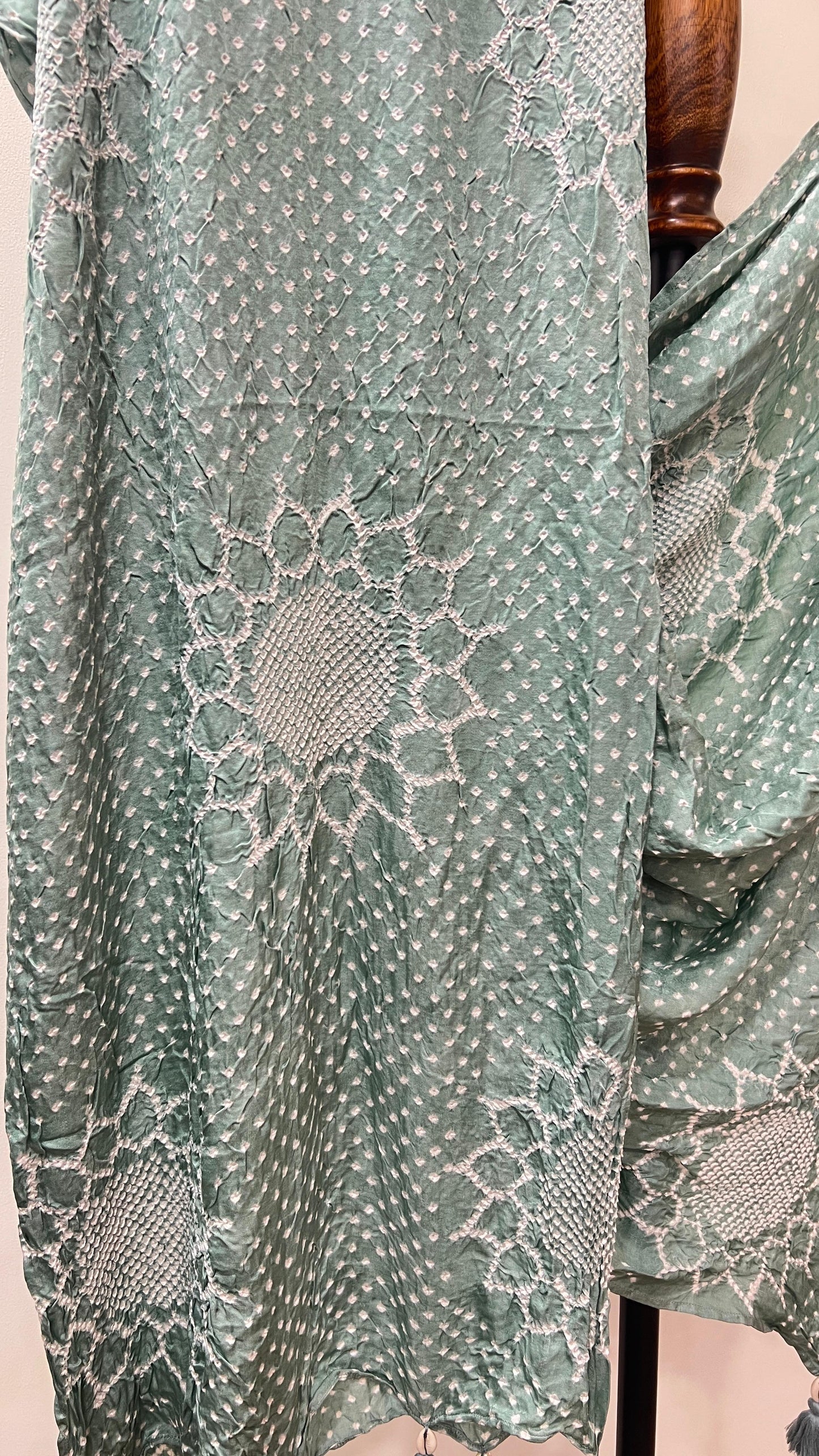 Sea Green Suraj Mukhi Dupatta