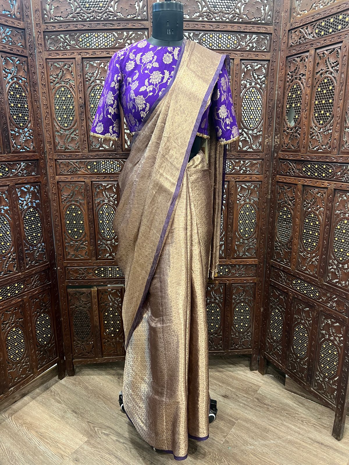 tissue saree