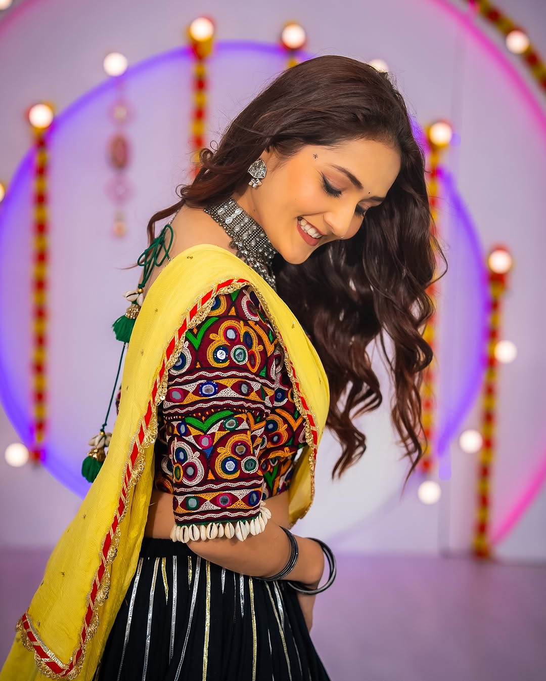 Kreetika Black Lehenga Set