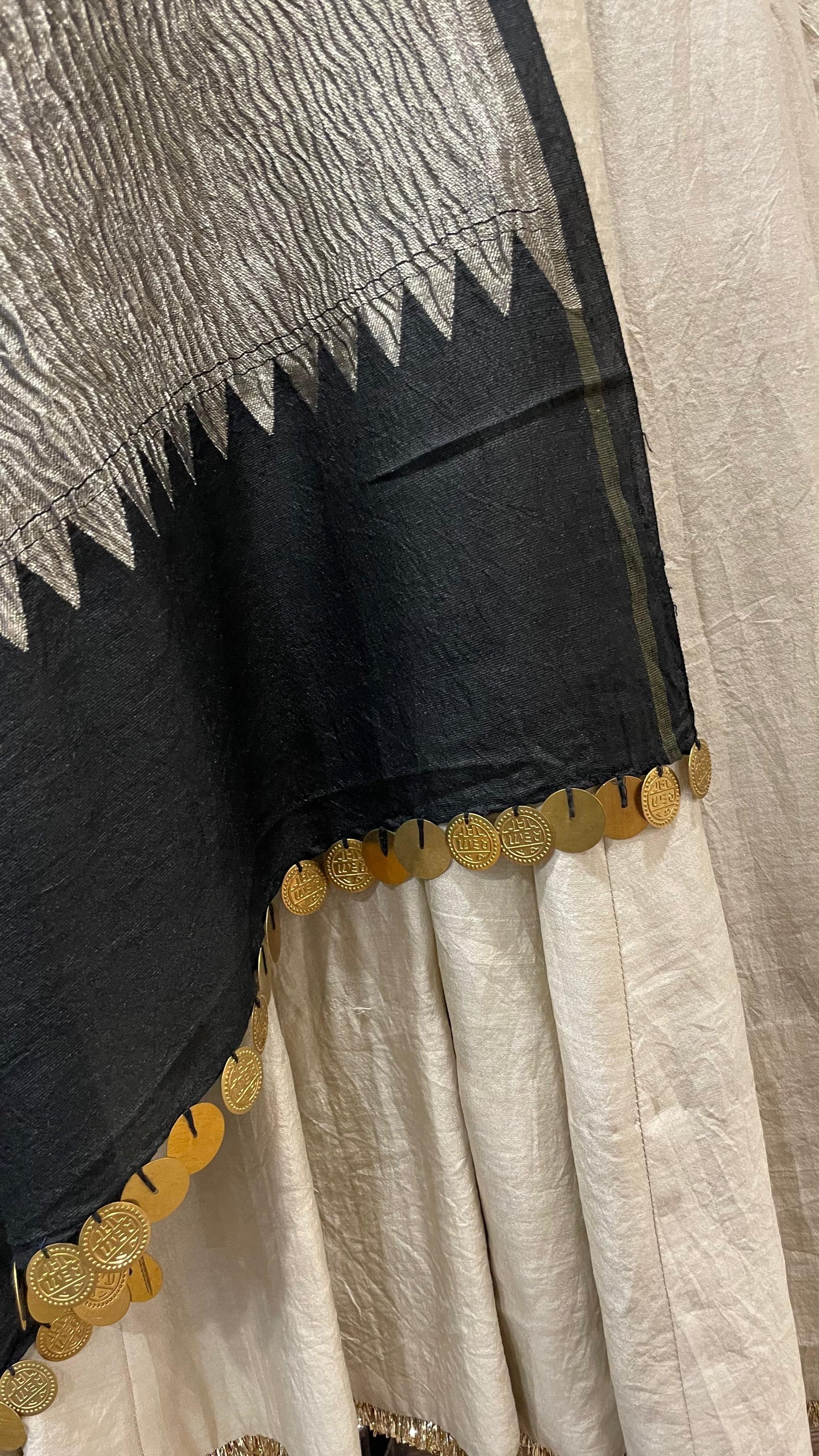 Black Muga Dupatta