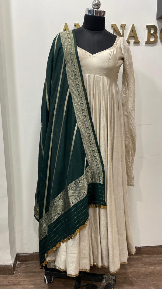 Teal Green Dupatta