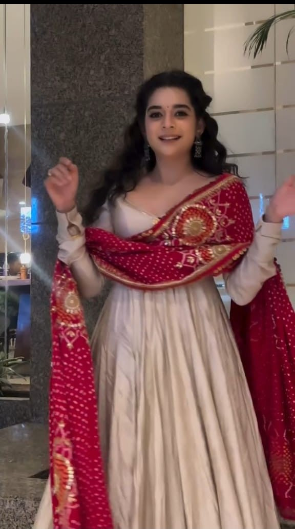 Mithila Palkar Anarkali Set