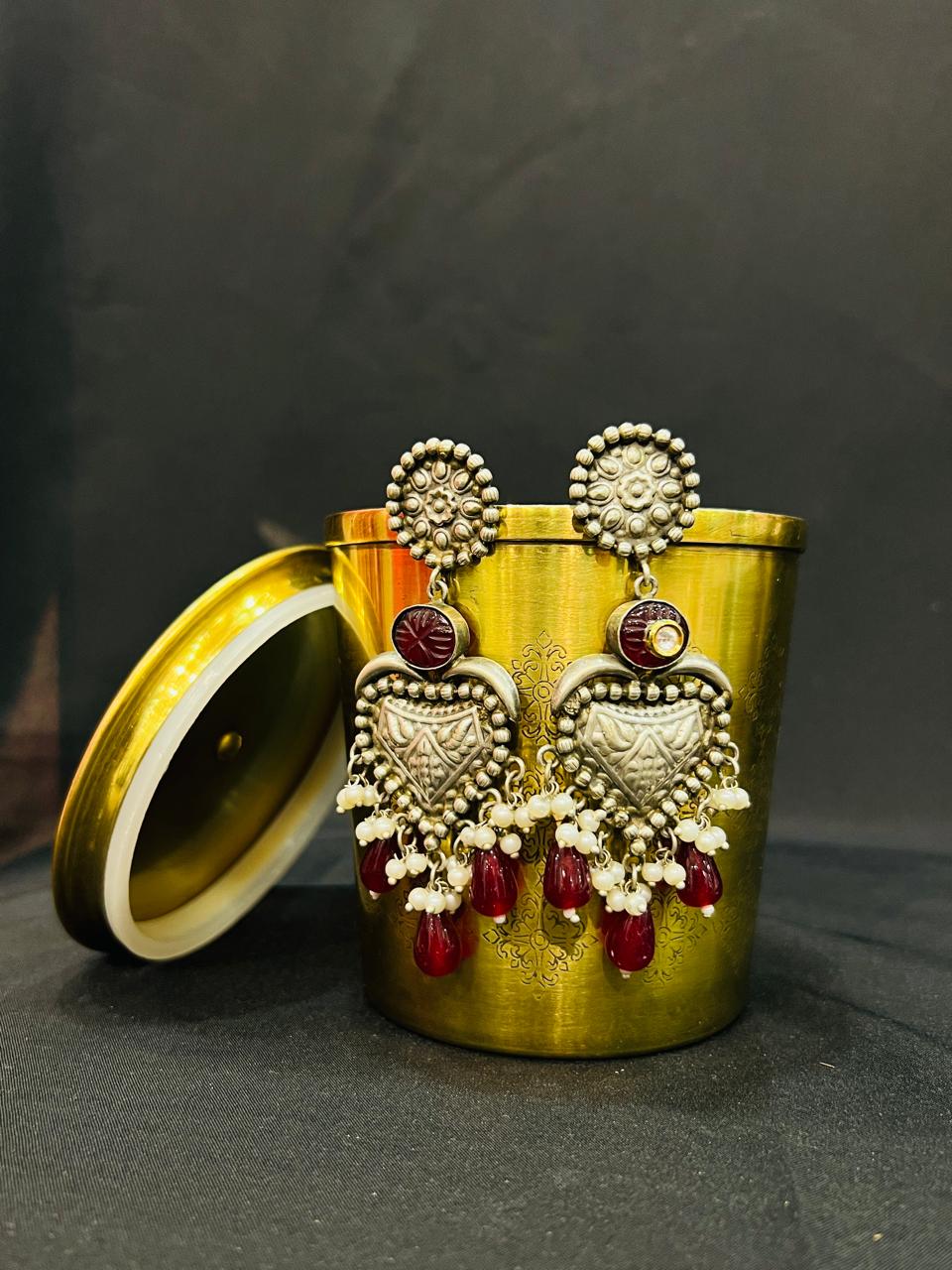 Oxidise earring