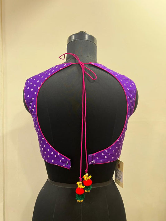 Aditi purple blouse
