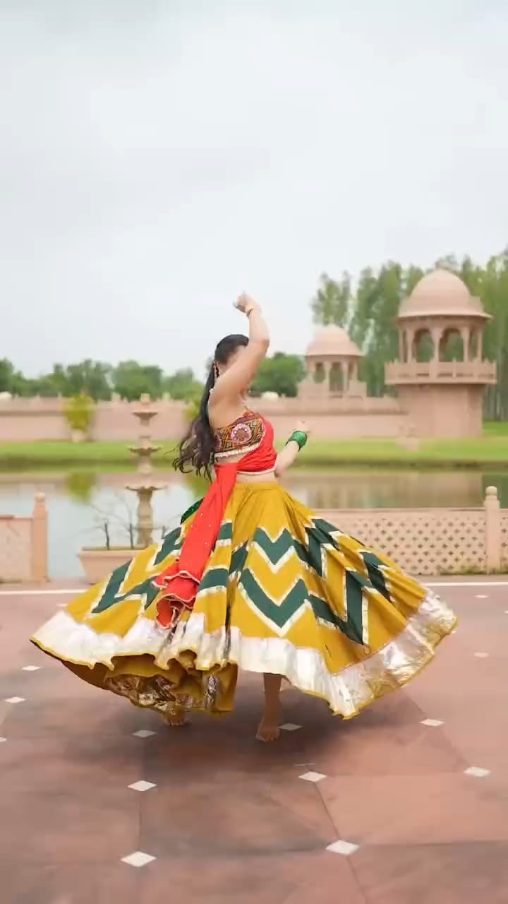 Mustard Cotton Skirt