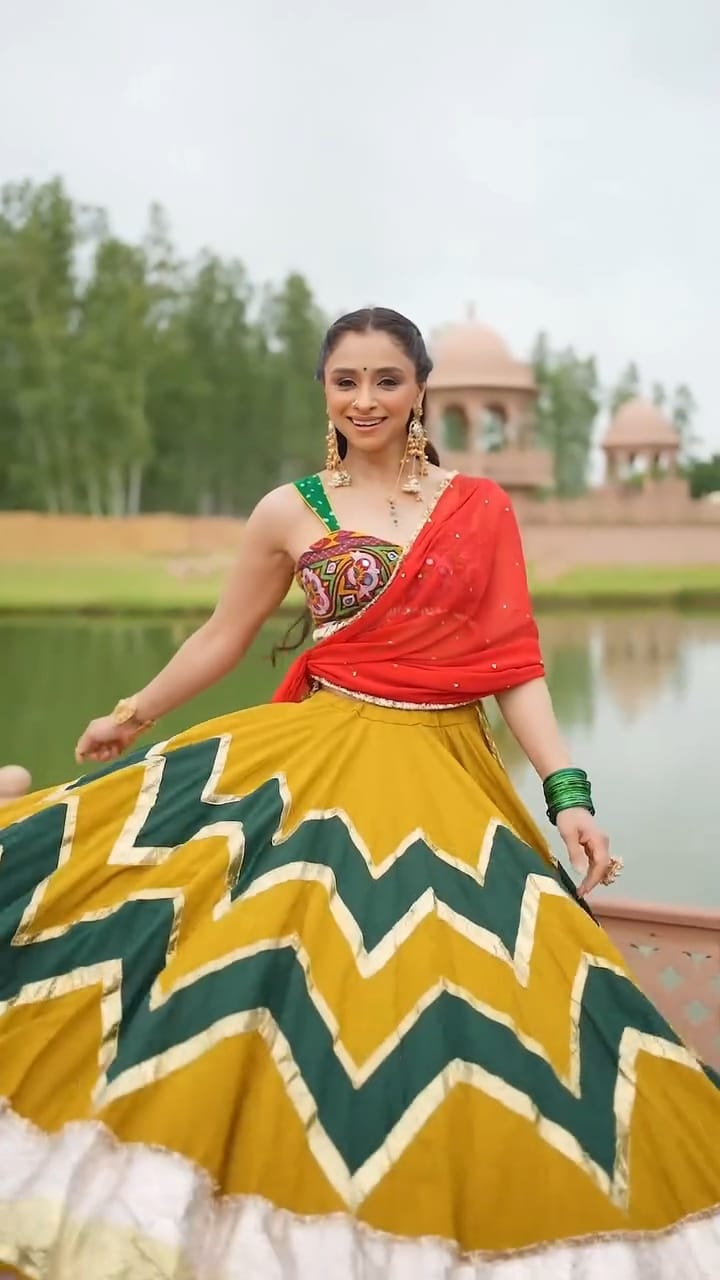 Mustard Cotton Skirt