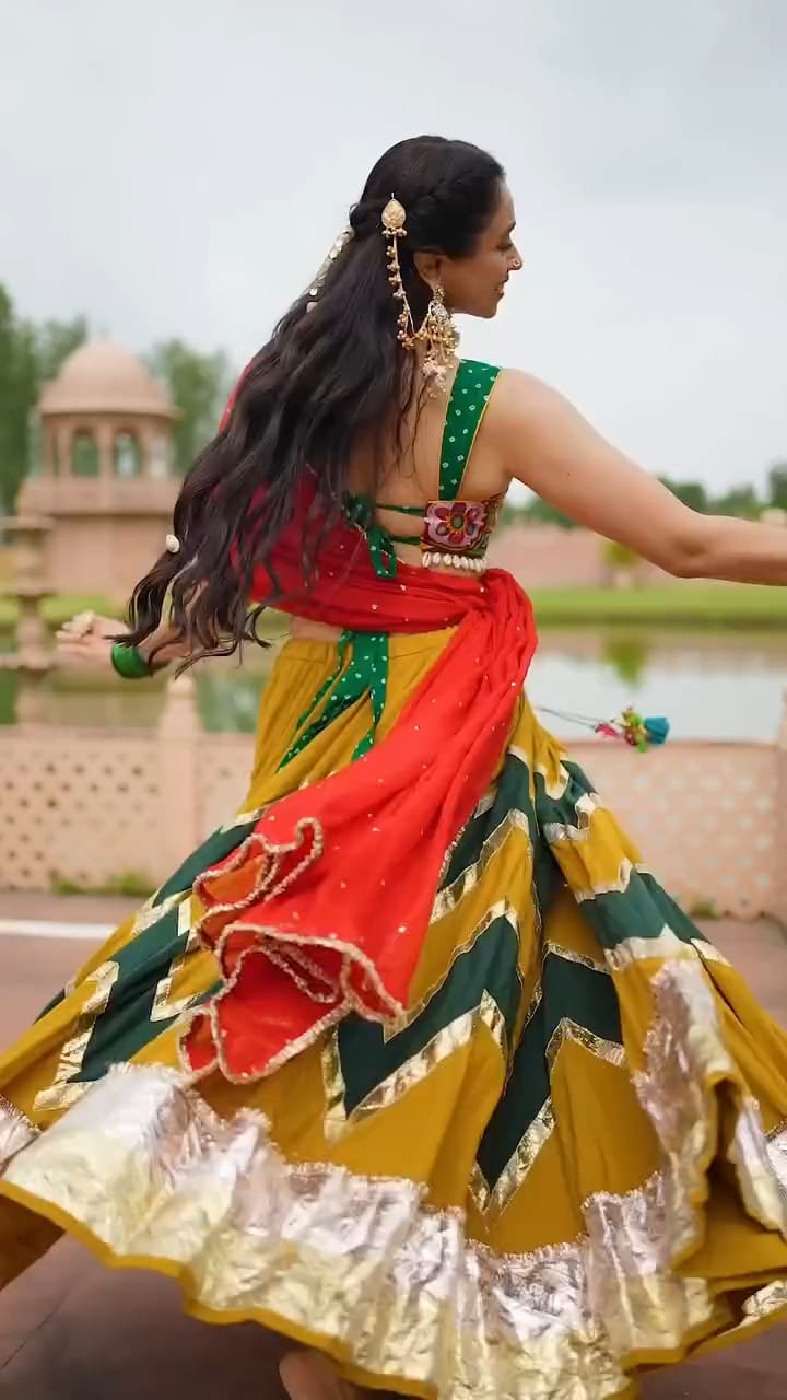 Mustard Cotton Skirt