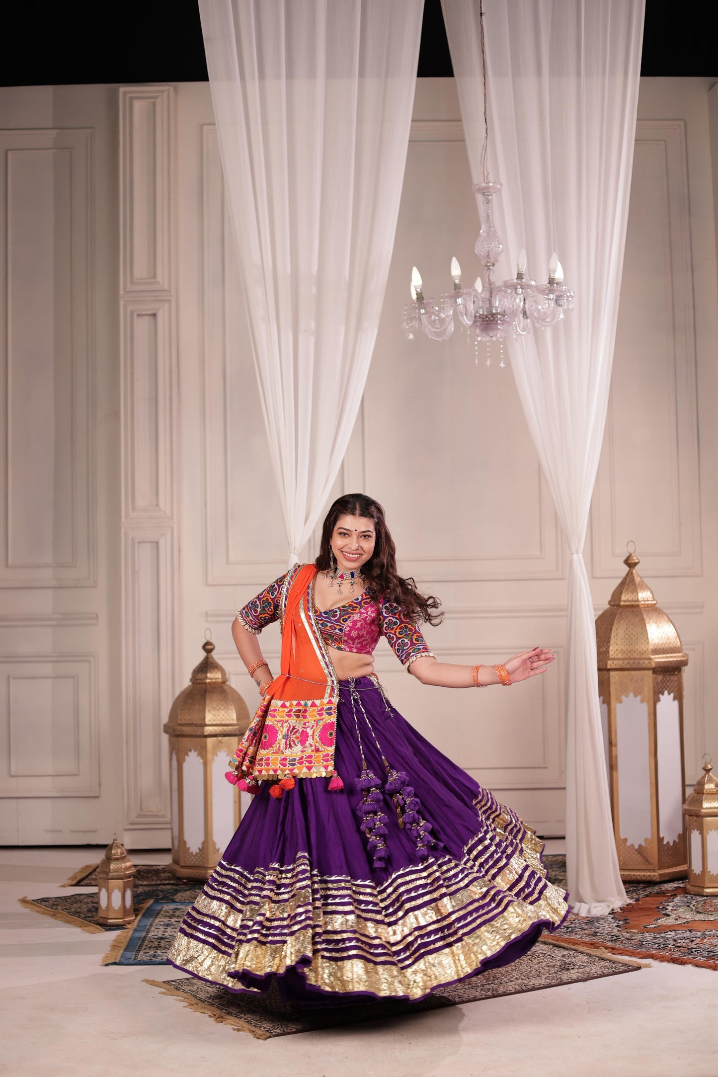 Purple Gradation Skirt