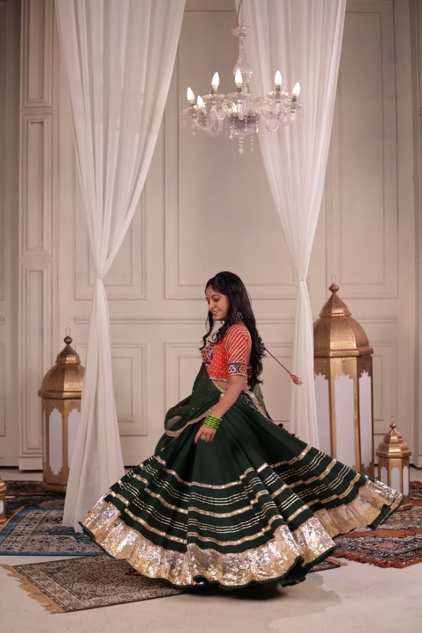 Bottle Green Skirt