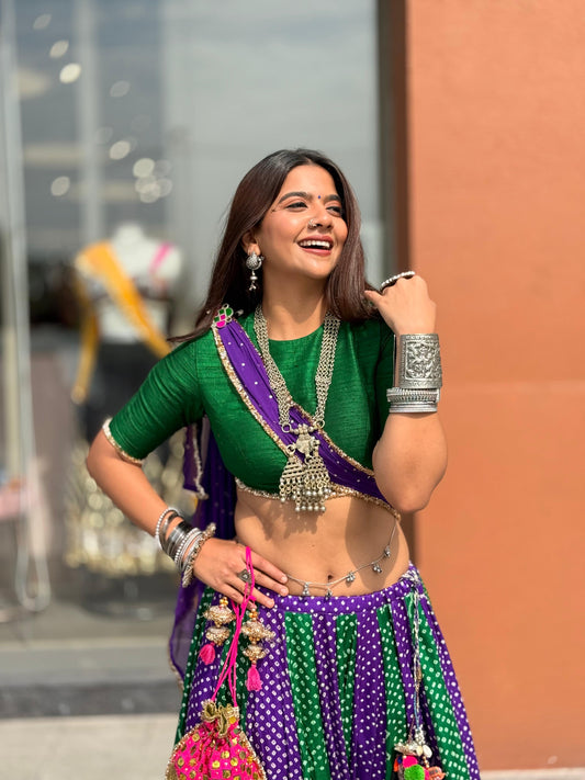 Bandhani Lehenga Set