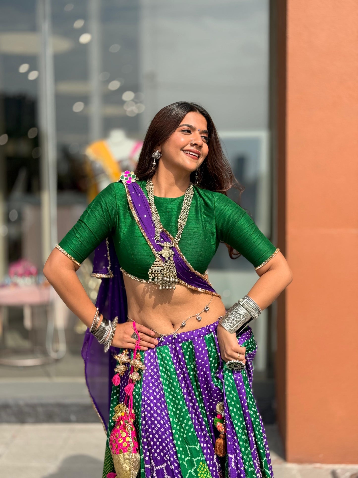 Bandhani Lehenga Set