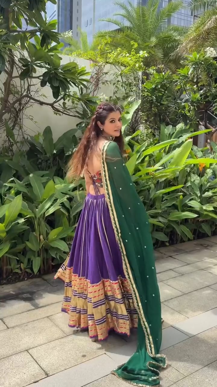 Purple Leheriya Gradation Set