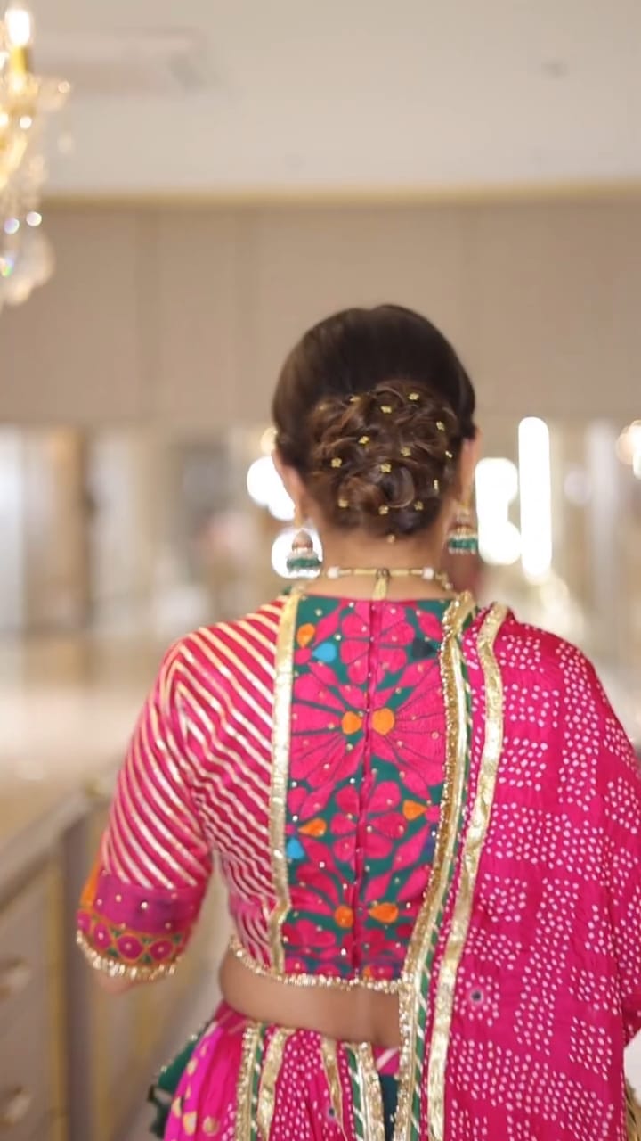 Roopal Pink Lehenga Set
