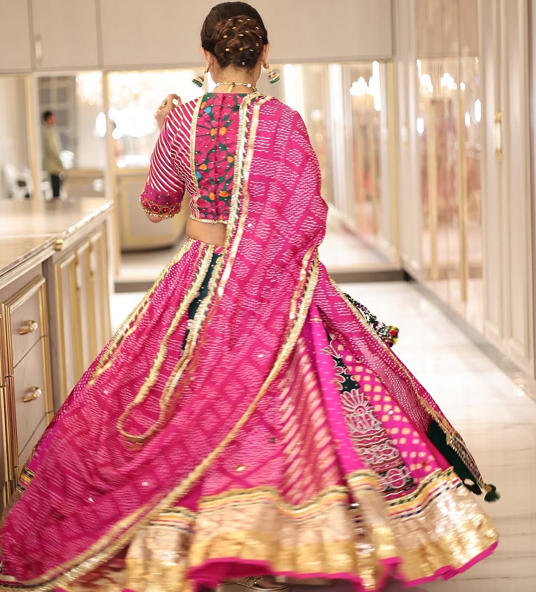 Roopal Pink Lehenga Set