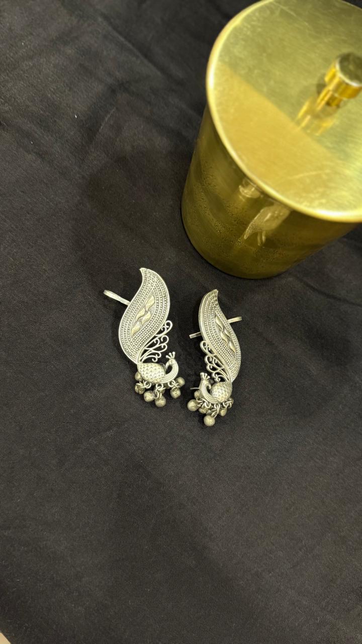 Oxidised Earring