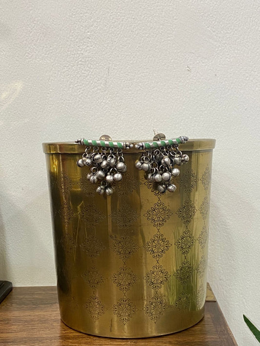 Oxidised earring