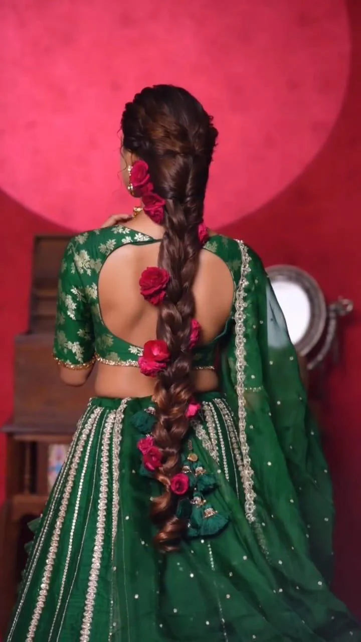 Luxury banarasi fabric blouse