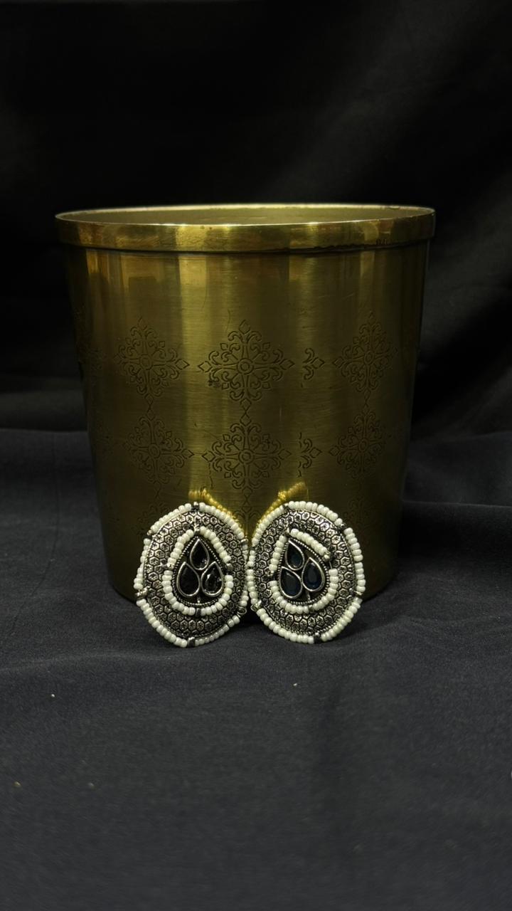 Oxidised Earring