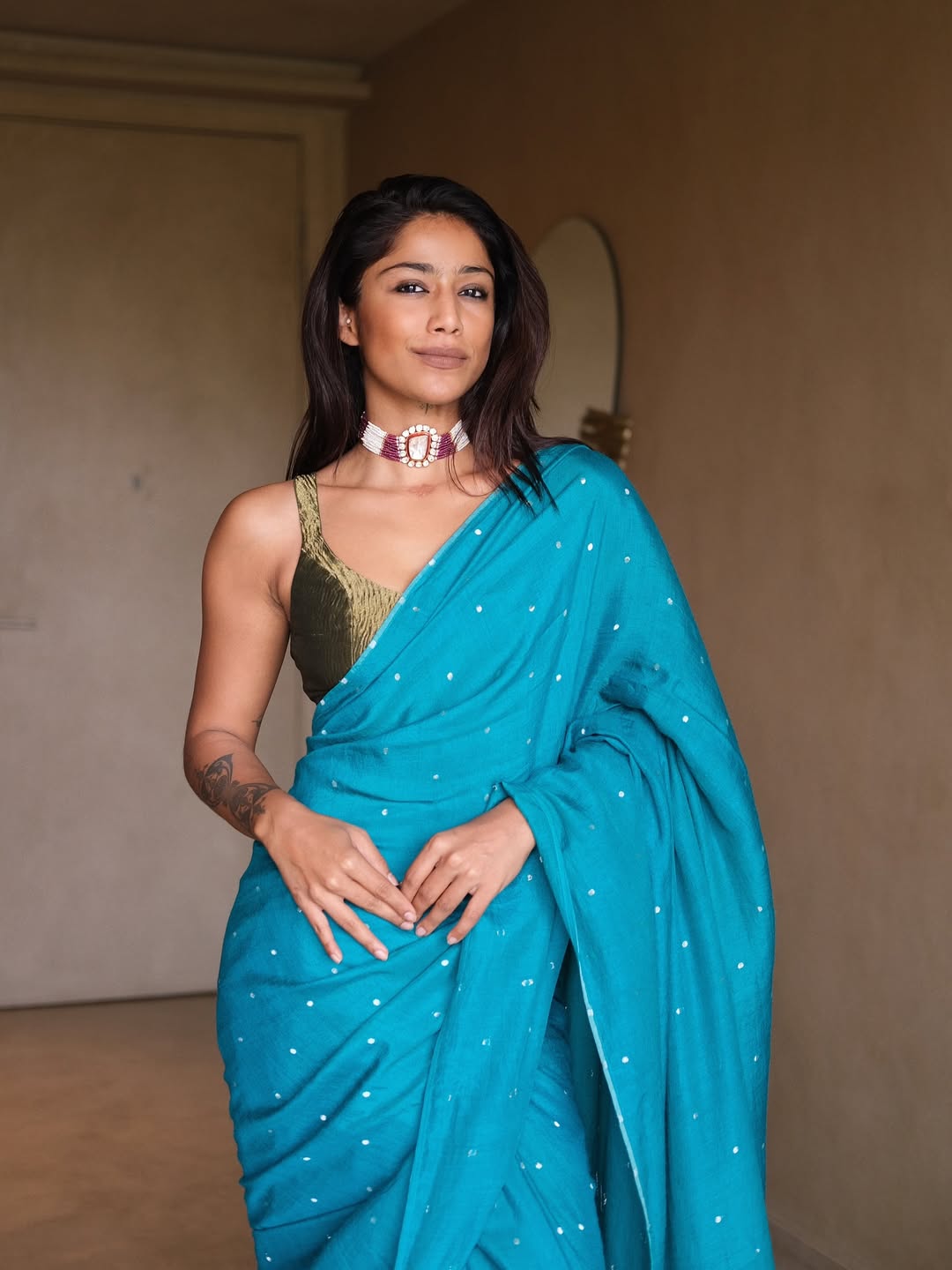 Santoshi Shetty Saree