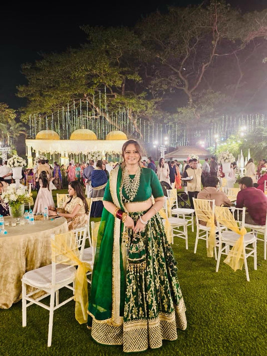 Pashmina lehenga set