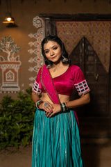 Pink Afgani Patch Blouse