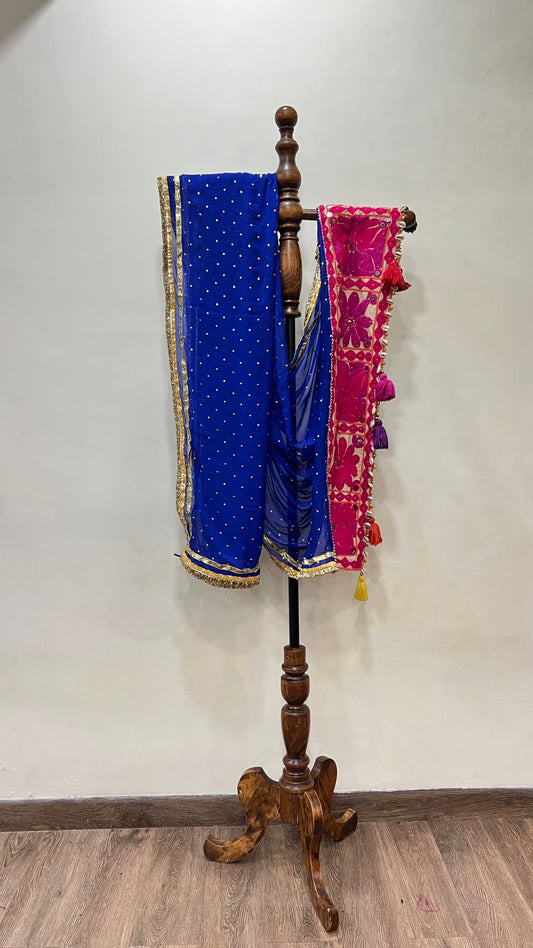 Chiffon With Patchwork Dupatta
