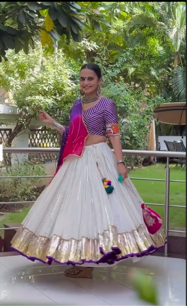 Roopal Chanderi Lehenga Set