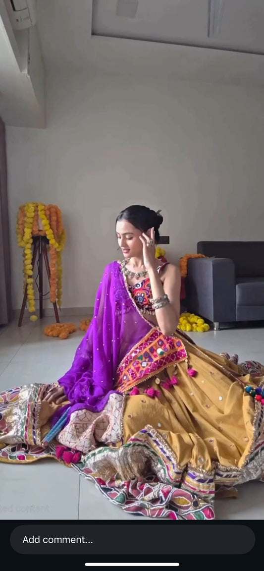 Janki Bandhani Lehenga Set