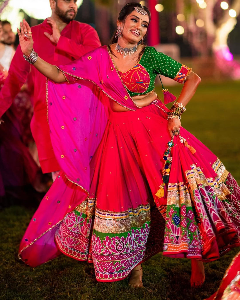 Pink Heavy Lehenga Set
