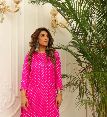 Ankita Bandhani Coord Set