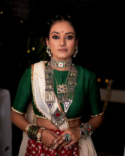 Kodi Bandhani Lehenga Set