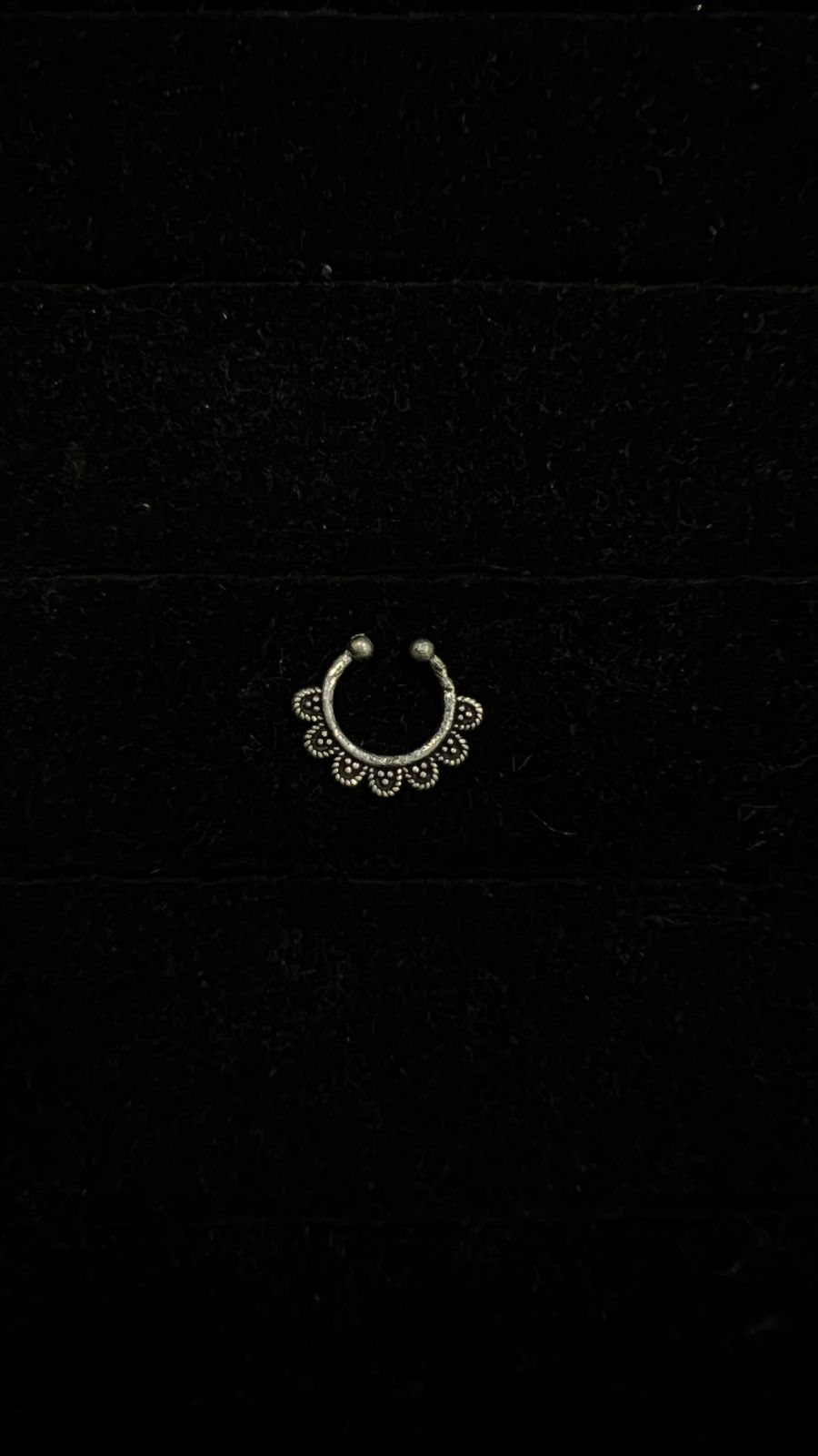 Oxidised Nose Pin