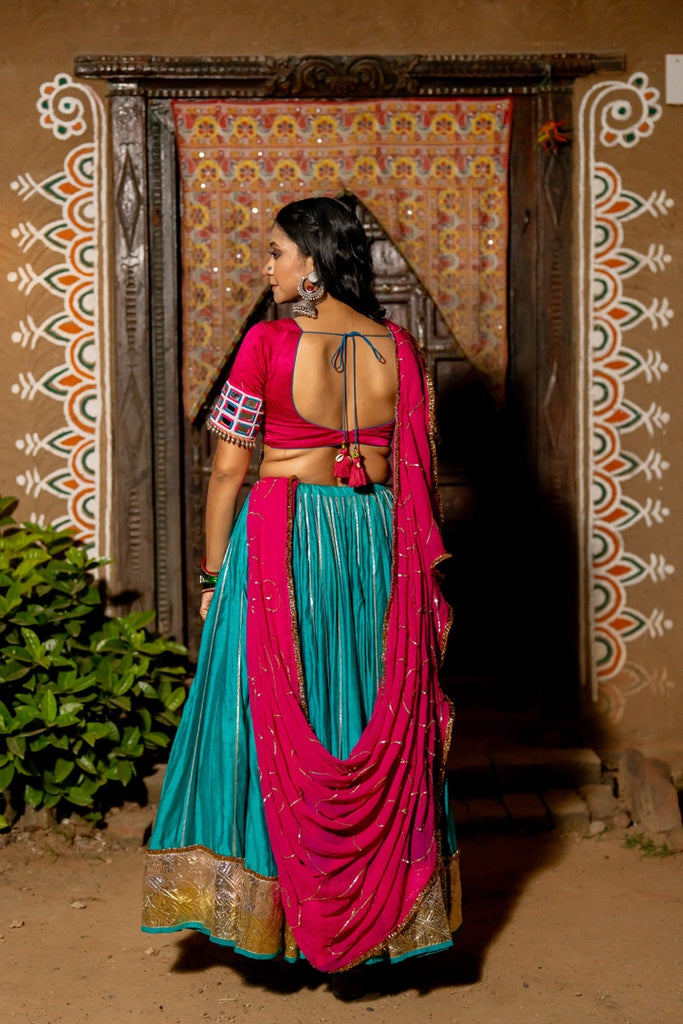 Pink Afgani Patch Blouse