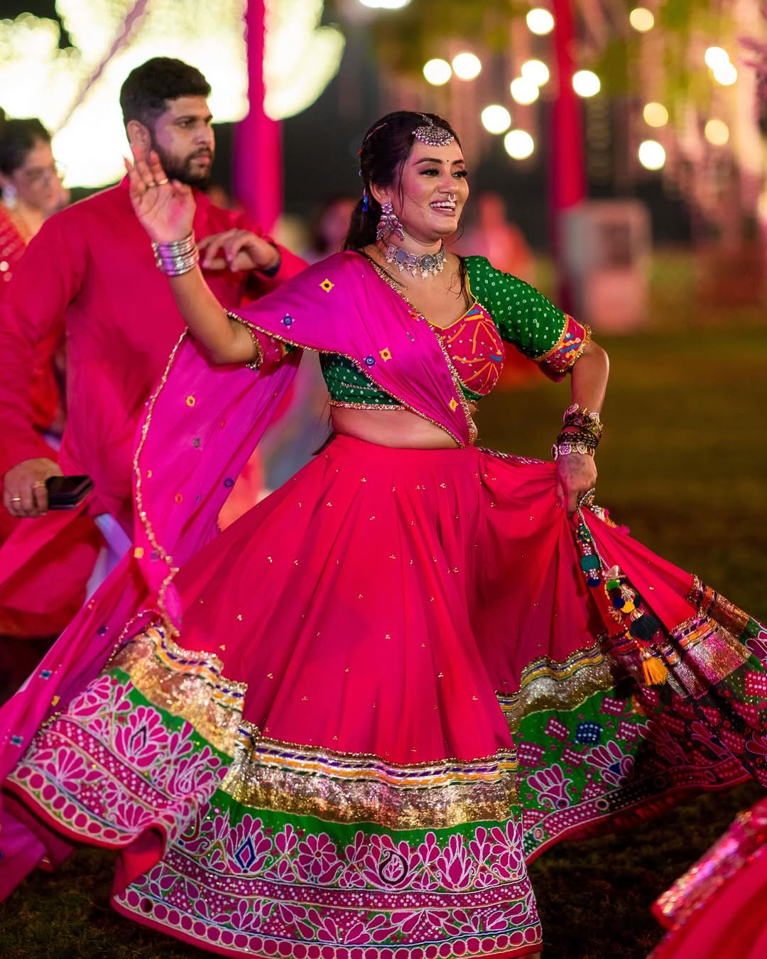 Pink Heavy Lehenga Set
