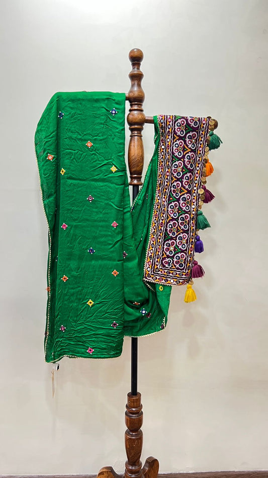 Modal With Patchwork Dupatta