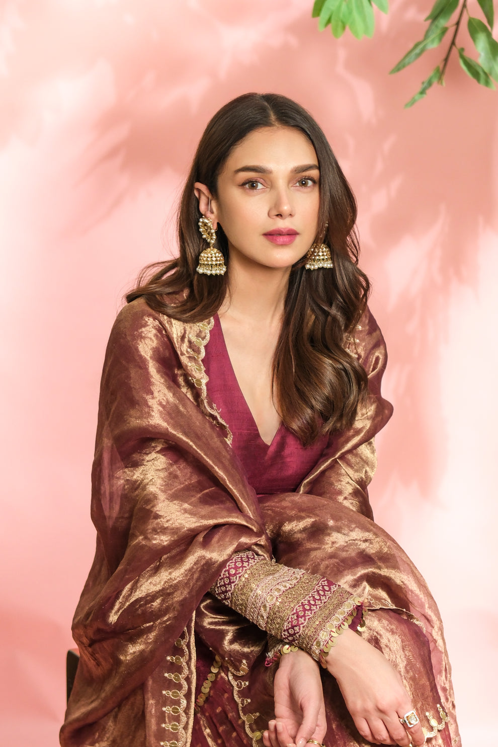 Aditi Rao - Nurvi Sharara Set – House of Anjana Bohra