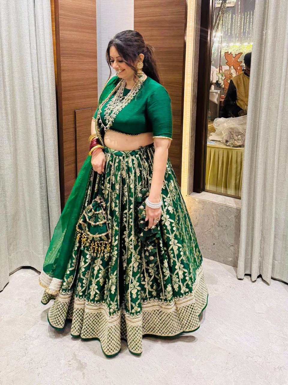 Ankita Bohra - Pashmina lehenga Set