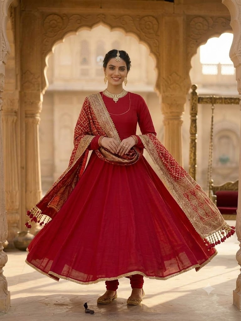 Reva Anarkali Set
