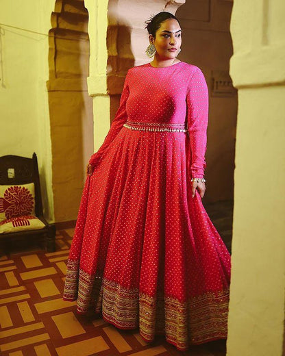 Sakshi Mahekrani Kalidar Set