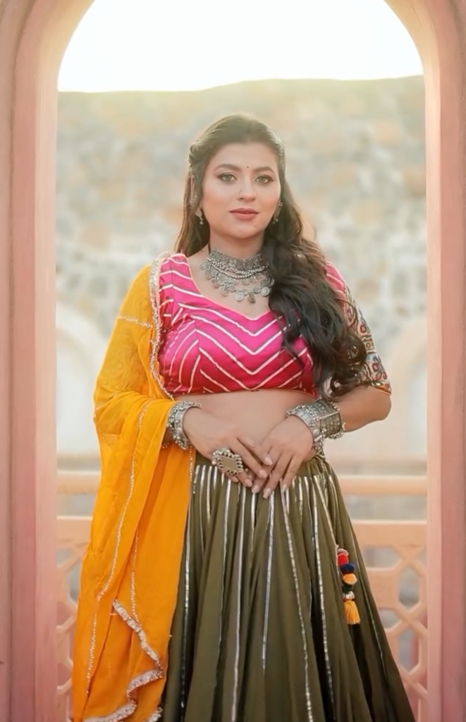 Sana Green Lehenga Set